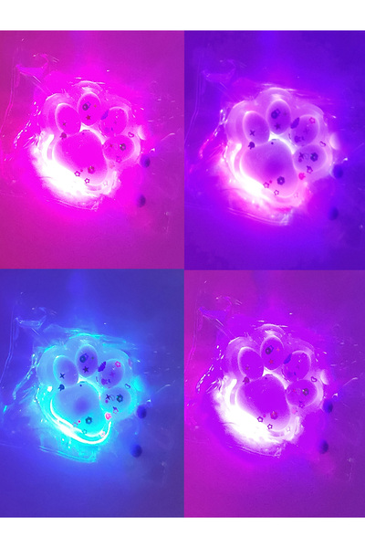 alpmodel Işıklı Şeffafsukuşi Pati Squishy Pullu Yumuşacık 6 cm Pati Sukuşi KARIŞIK RENK