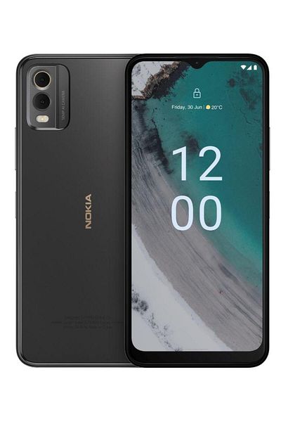 Nokia C32 Smartphone, 6.5" IPS, Unisoc Processor, 3GB RAM, Dual SIM, 64GB Storage, Black