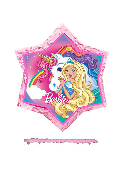 Barbie 1 Adet Barbie (Barbi) Pinyata ve Sopa Parti Oyunu