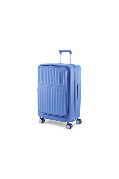 American Tourister Trento + Spinner 68 cm - Elemental Blue - 3 Years Global Warranty