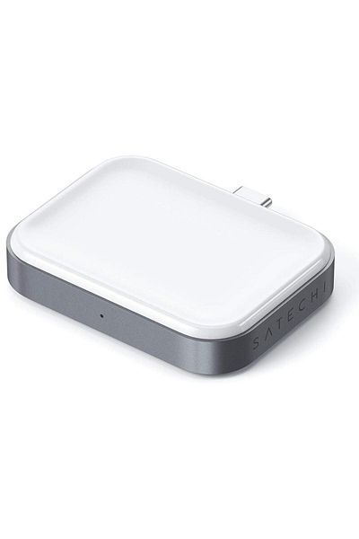 Satechi Incarcator Wireless Satechi ST-TCWCDM pentru AirPods, USB Type-C (Alb)