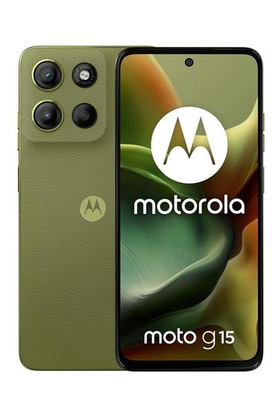 Motorola Moto G15 Smartphone, Helio G81 Extreme, 8GB RAM, 256GB, 6.72" IPS LCD, Green