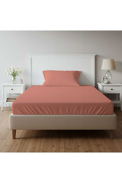kesenegore Single Fitted Sheet Set 1 Fitted Sheet (100 X 200) 1 Pillow Case (50 X 70)
