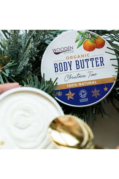 Wooden Spoon Unt de corp cu lingură de lemn pentru Crăciun 100 ml
