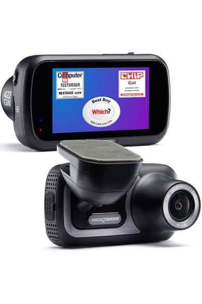 Nextbase 422GW Dash Cam Small with APP- Full 1440p/30fps Quad HD Recording in Car Camera- Amazon Ale