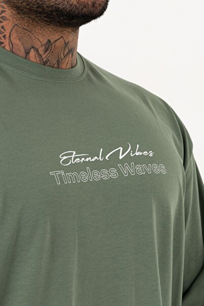 QUİCKPREP Timeless Waves Λευκό μπλουζάκι Oversize – Ανδρικό Casual και Streetwear Μόδα 100% βαμβάκι