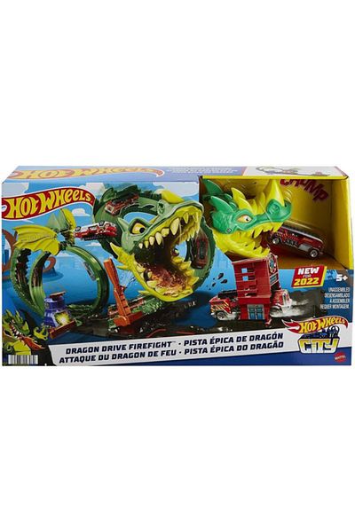 mattel Set de joaca Hot Wheels City - Cursa Dragonului