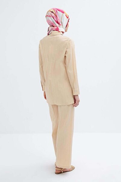 ALLDAY Σετ Μπεζ-Κρασί Παντελόνι