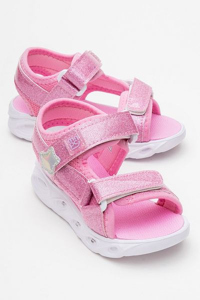 mnpc Girl's Pink Lighted Anatomical Lightweight Daily Sandals