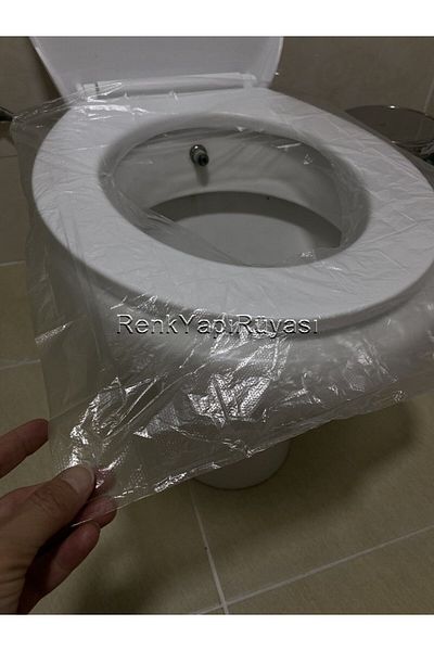RENK YAPI RÜYASI Disposable Toilet Seat Cover Cloth, Use Horse Toilet Seat Cover, Hygiene Bag for Toilet Seat, 50 Pcs