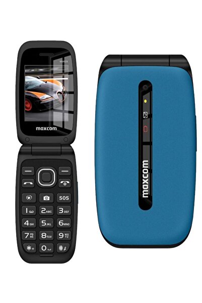 MAXCOM Comfort MM828 Διπλή SIM, Τηλέφωνο 4G - Μπλε, Οθόνη 2,4", USB Type-C, Μπαταρία 1200mAh