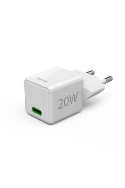 Hama Hama 201980 Charger, USB-C, PD, 20W (White)