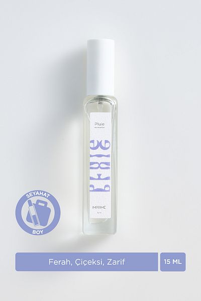 Imprime عطر بلوية للجنسين 15 مل حجم مناسب للسفر | زهرة فريدة |   البرغموت، الفلفل الوردي، المطر، الورد، المسك