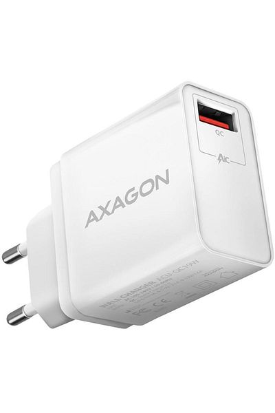 Axagon Incarcator Retea Axagon, USB, 5V 3A, 19W (Alb)