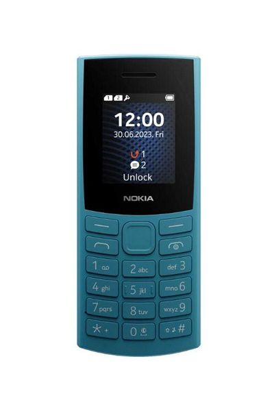 Nokia 105 4G (2023), Dual Sim, 1.8" Display, Blue, Long Battery Life