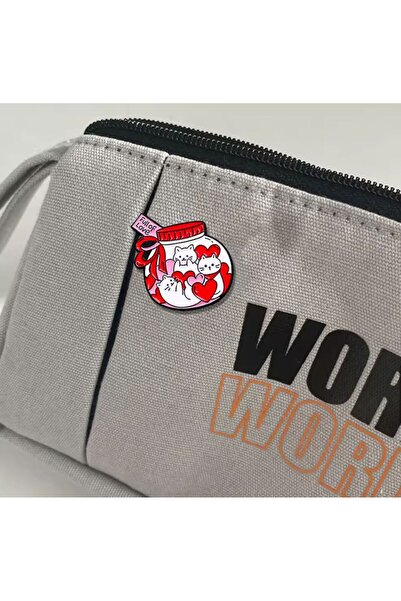 OZN AKSESUAR kedili kadın broş, çocuk broş, iğneli broş klipsli broş yaka bro...