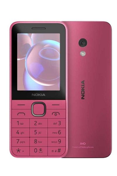 Nokia 225 4G 2024 Dual SIM LTE Mobile Phone, 2.4" TFT Display, Rose