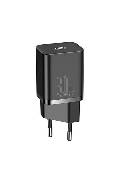 Baseus Baseus Super Si 30W Universal USB Type-C Wall Charger (Black)
