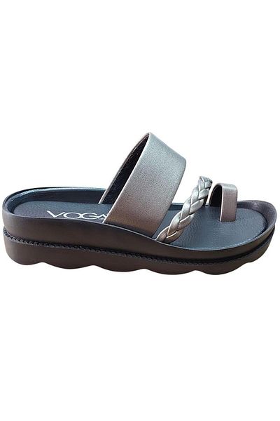 Voga 1724 Platinum Skin Flip Flops Comfort Casual Anatomical Slippers