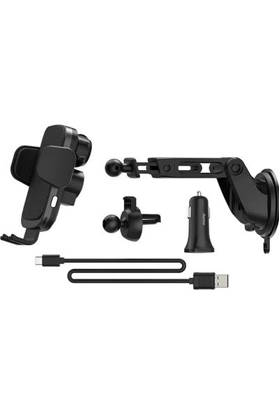 Hama HAMA FC10 Motion 201678 Wireless Charging Car Holder, 10W (Black)