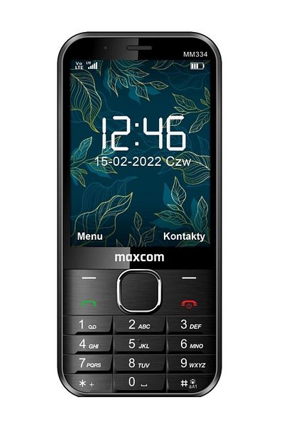 MAXCOM Classic MM334, Single SIM, 4G Mobile Phone, 3.2" Display, Black