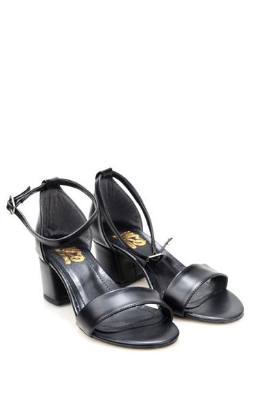 Papuçcity Hco 03240 5 cm Heeled Single Strap Women's Sandals Shoes