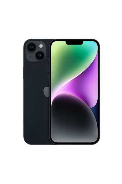 Apple iPhone 14 Plus 512GB, OLED de 6,7", cameră duală de 12MP, Midnight - Versiune globală deblocată