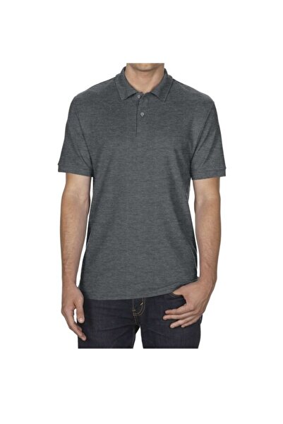 OEM Men's polo shirt, cotton and elastane, Black, M