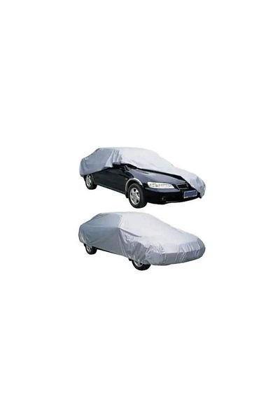 SIKS Car Cover Waterproof Tarpaulin Type, Rain, Dust, Uv Protection, Gray, Size S