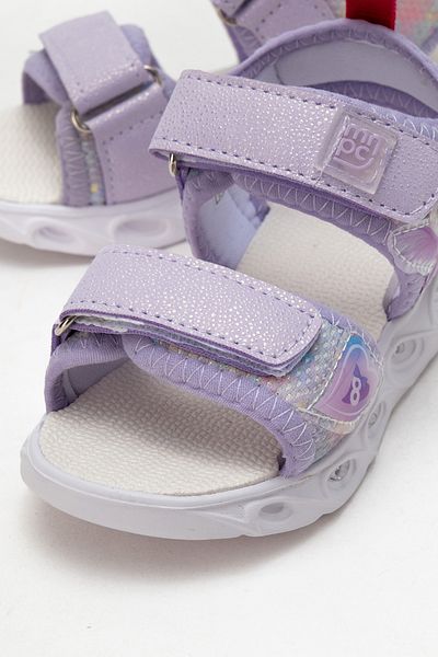 mnpc Girl's Lilac Lighted Anatomical Lightweight Daily Sandals