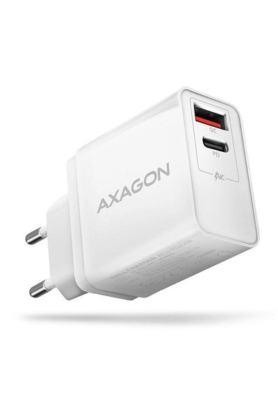 Axagon Axagon ACU-PQ22W mains charger, USB Type-C, 22W (White)