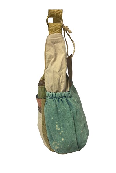 Old Cotton Quality Vintage Antique Casual Travel School Messenger Bag 28 cm X 26 cm