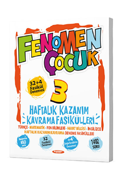 fenomen çocuk 3. Sınıf Tüm Dersler Kkf ( Haftalık Kazanım Kavrama Fasikülleri...