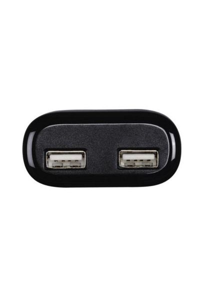 Hama Hama 00173608 mains charger, 2 x USB, 4.8 A (Black)