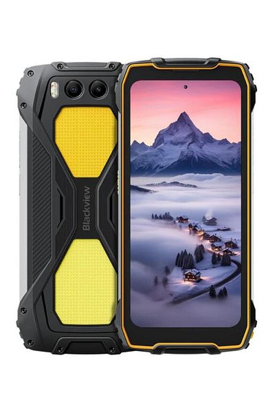Blackview BV7300 Smartphone, 6.67" IPS, 6GB RAM, 256GB Flash, Dual 50+20MP Camera, 4G, Black/Orange