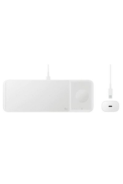 Samsung Samsung EP-P6300TWEGEU 3-in-1 Wireless Charger, Fast Charging, 9/7.5/3.5 W (White)