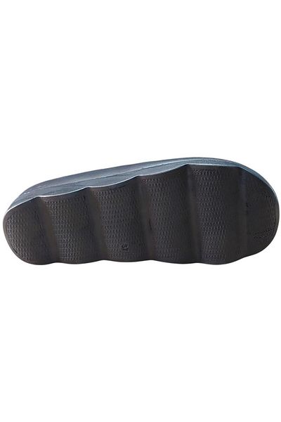 Voga 1724 Black Skin Flip Flops Comfort Casual Anatomic Slippers