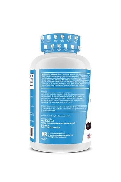 Muscle Rulz Shilajit, 100 Tabs, 100 Servings