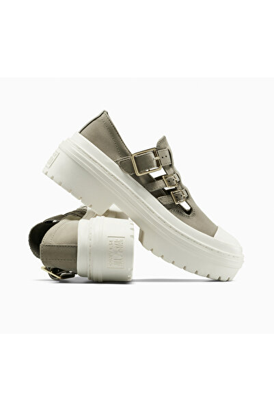 Converse Sandals Converse Chuck Taylor As Lugged Heel Mj, Green, Unisex