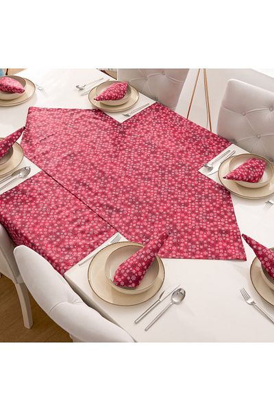 kesenegore 2 Piece Tableware Presentation Set 1 Piece Triangle Runner 50X150 - 1 Piece Rectangular Runner 50X150