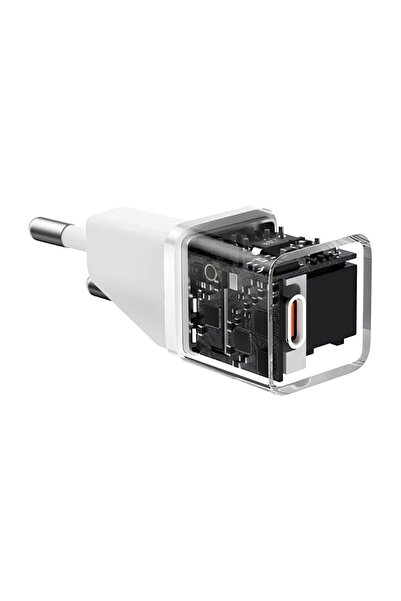 Baseus Baseus GaN5S Power Adapter P10162503213-00, 20 W, 3A, 1 x USB-C (White)