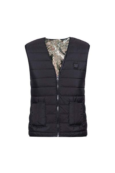 SIKS Heated Vest, USB, without Battery, Black, Size 3XL