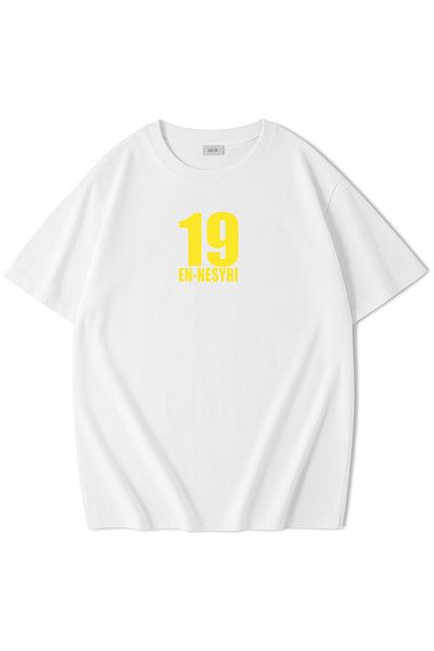 New Shine 1 tricou este un cadou pentru achiziții de 6 și mai sus în coș - Tricou oversize unisex Yusuf En-nesyri