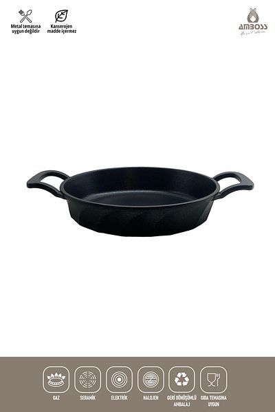 Amboss Vento Fireproof Non-Stick Titanium Coated Omelette Pan 22 cm