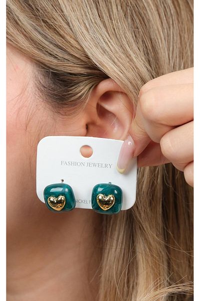 Jack Ferrero Colorful Steel Women's Earrings