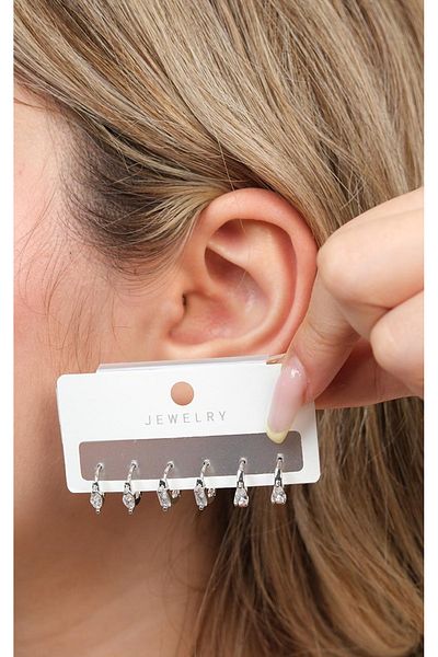 Jack Ferrero Steel Multi Women's Earrings
