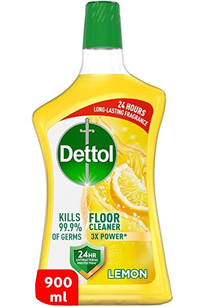 Dettol منظف أرضيات مضاد للبكتيريا مع مكنسة كهربائية لأرضيات أنظف وأكثر لمعانً...