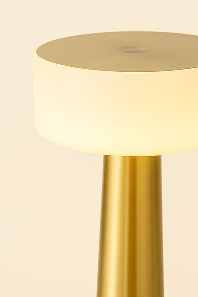 Mirilliahome Şarjlı Kablosuz Dokunmatik Masa Lambası 3 Işık Renkli Led Taşınabilir