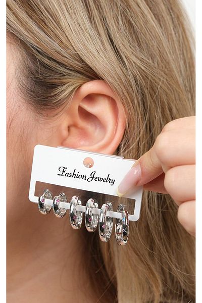 Jack Ferrero Steel Multi Women's Earrings
