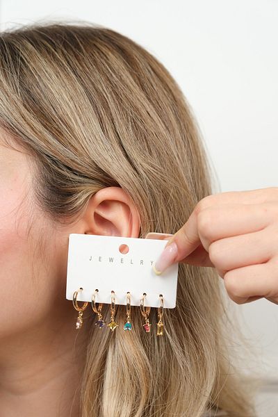 Jack Ferrero Steel Multi Women's Earrings